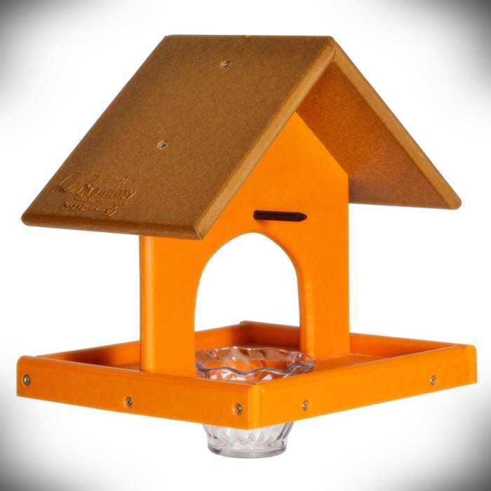 Amish Recycled Poly Single Tray Oriole Feeder